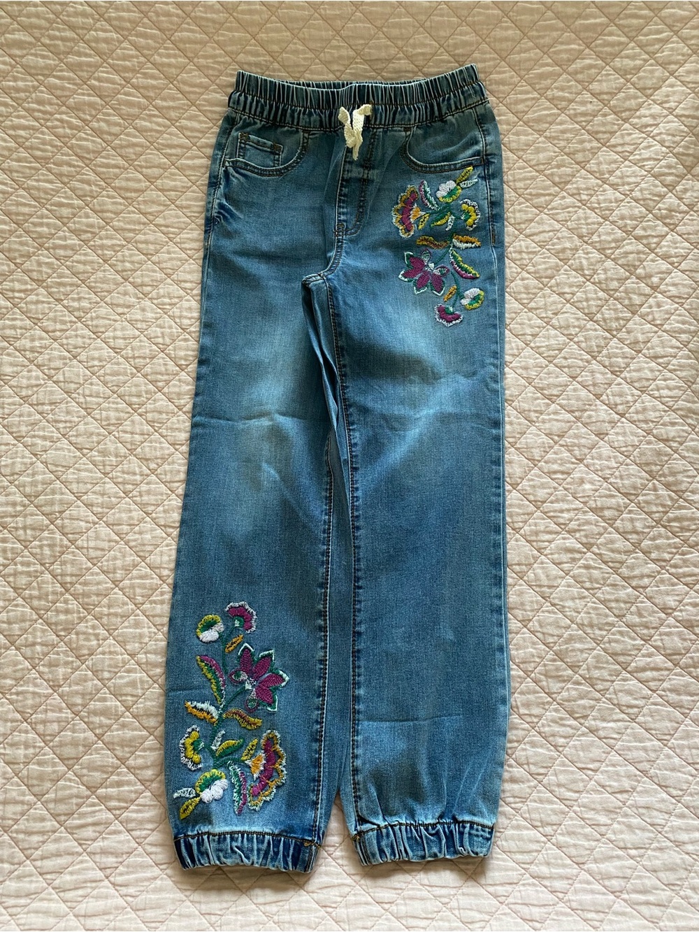 Girls embroidered jeans